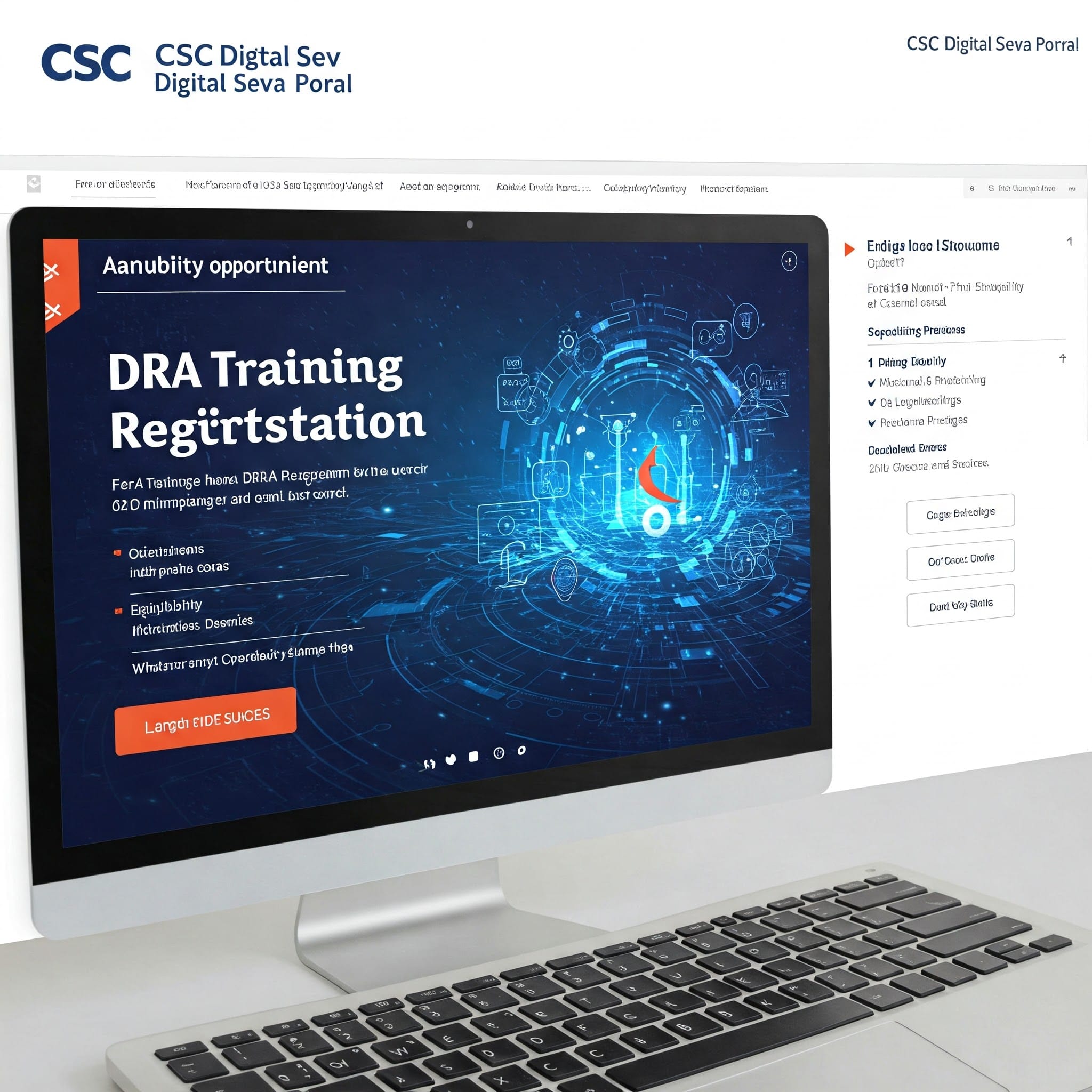 DRA Training Registration via CSC Digital Seva Portal