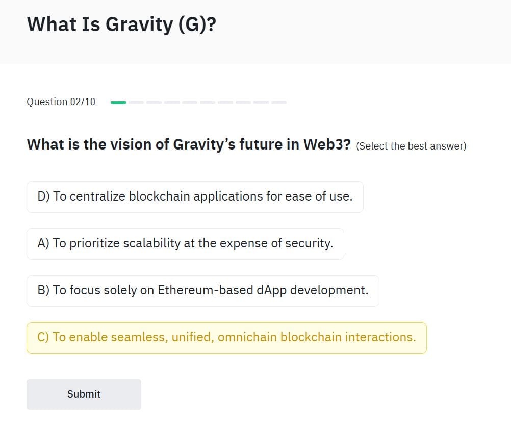 Start-Quiz.-Answer-all-question-correctly Binance Learn & Earn: How to Participate