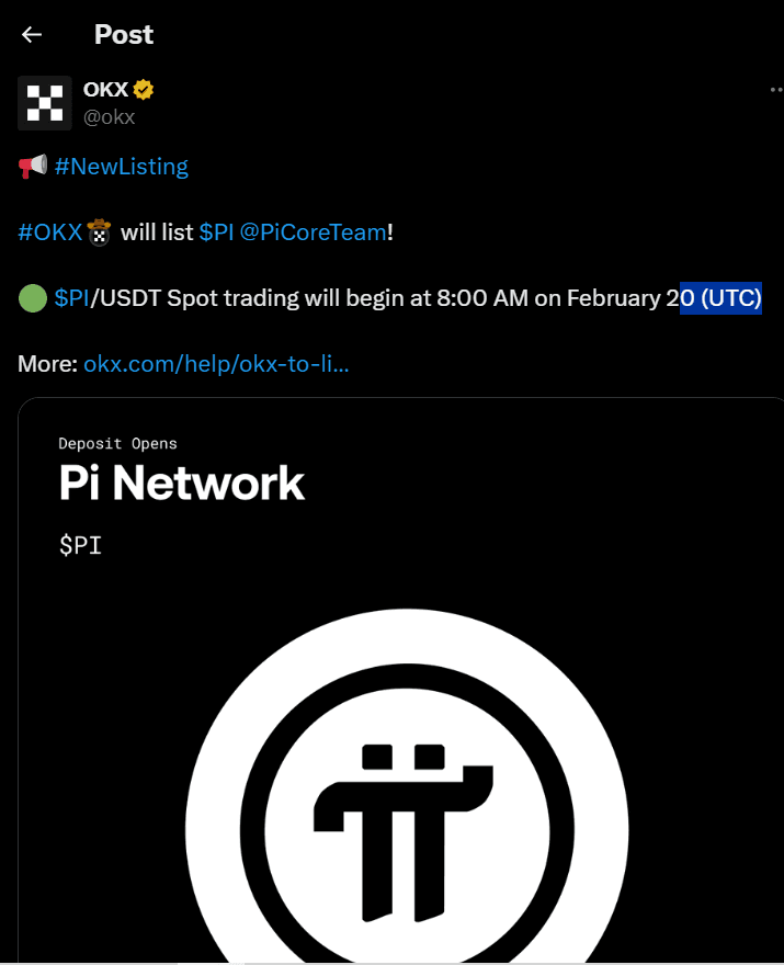 pi_network_listin Pi Network Listing Live on OKX